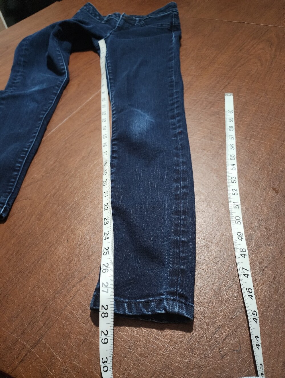 Victoria's Secret Dark Blue Skinny Jeans - Picture 3 of 9